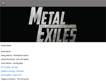 Tablet Screenshot of metalexiles.com
